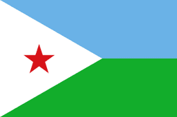 Drapeau : Djibouti