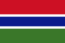 Drapeau : Gambie