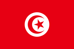 Drapeau : Tunisie