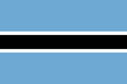 Drapeau : Botswana